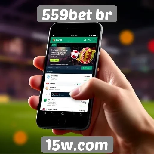 A experiência mobile do 559bet br em dispositivos móveis